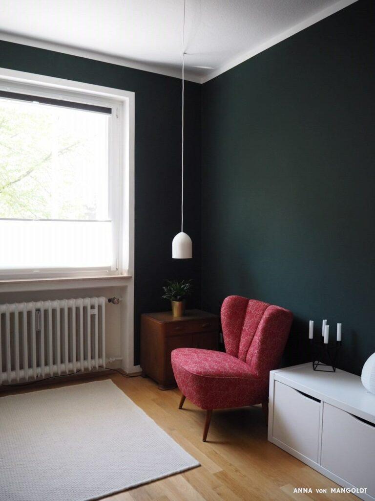 Komplementärfarben an Wänden und Möbeln - Dunkelgrün Horrido 236