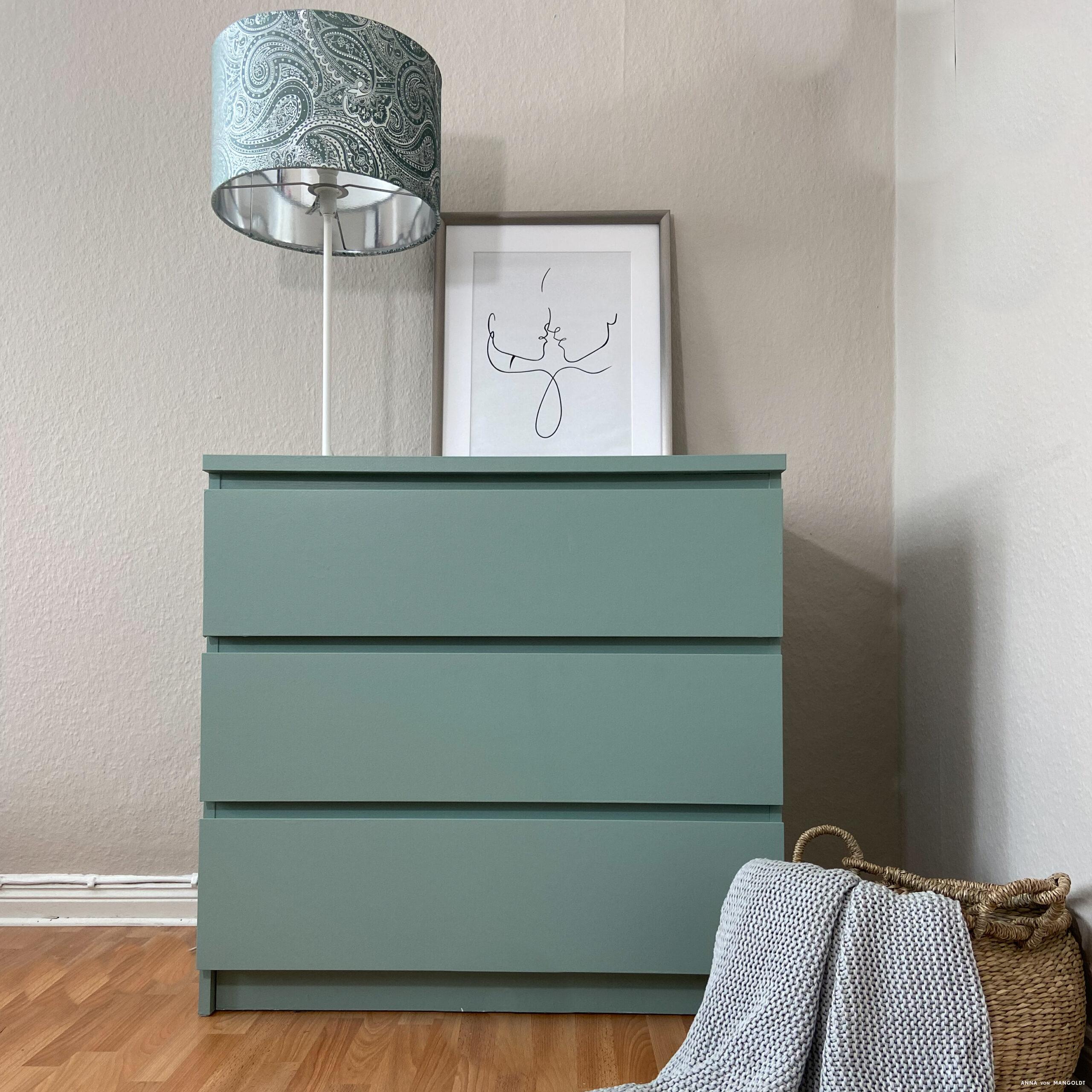 IKEA Möbel mit Kreide Farbe streichen