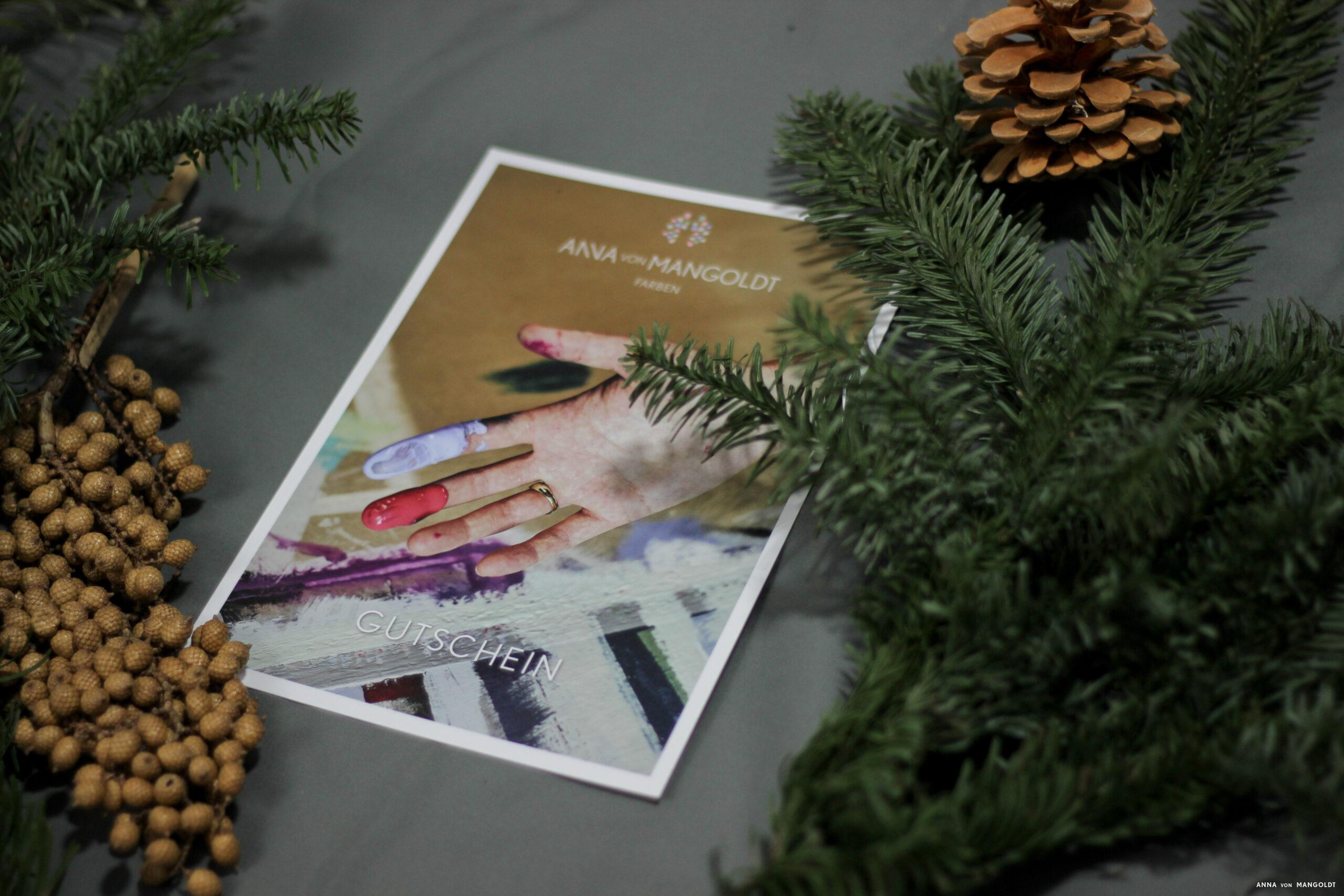 Geschenk Idee Gutschein für Wand- und Möbelfarbe