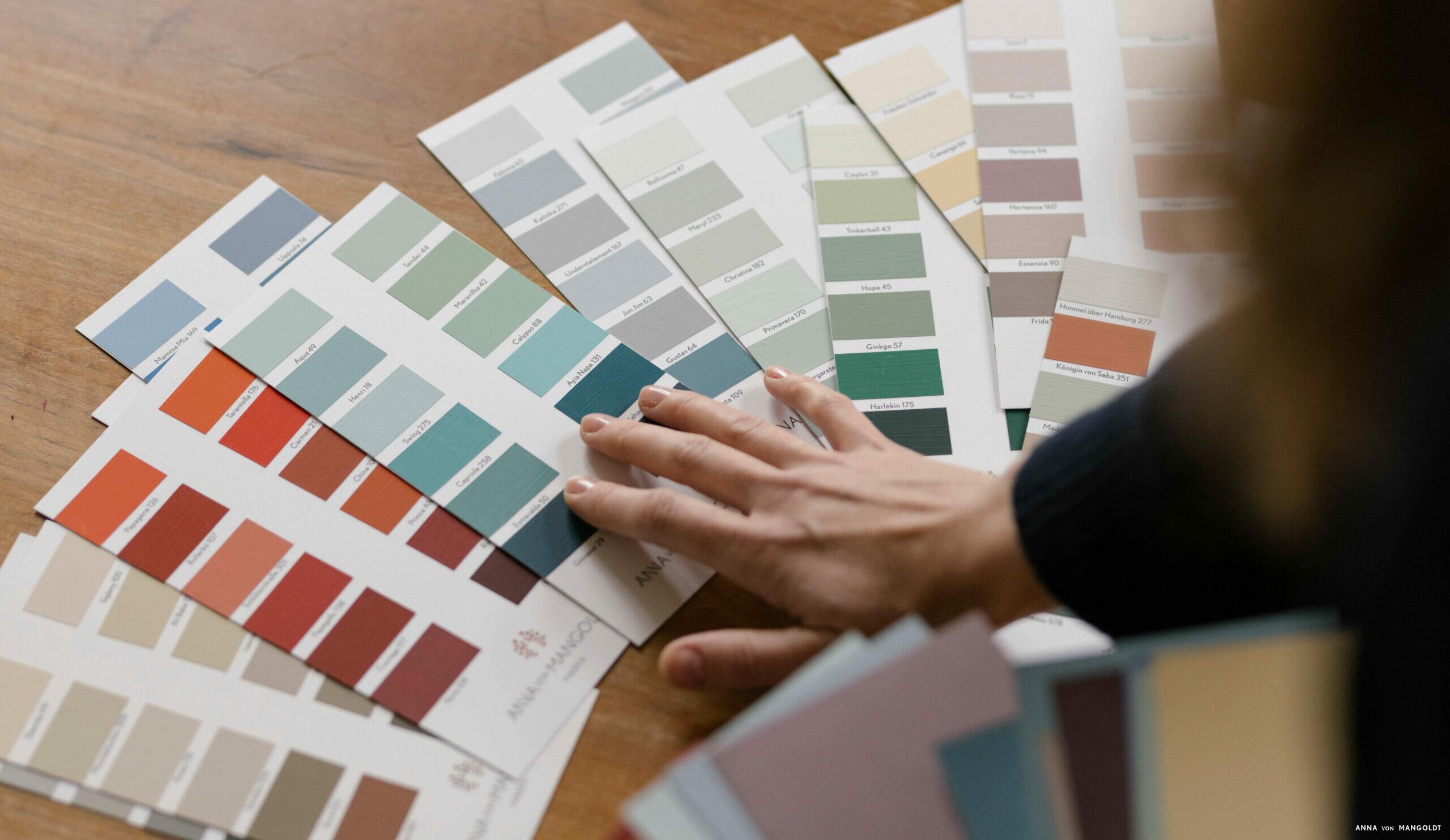 Farbkarten Anna von Mangoldt Kreidefarbe