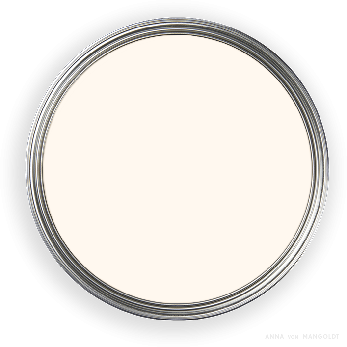 Farbtopf von oben cremeweiß Perfection 144