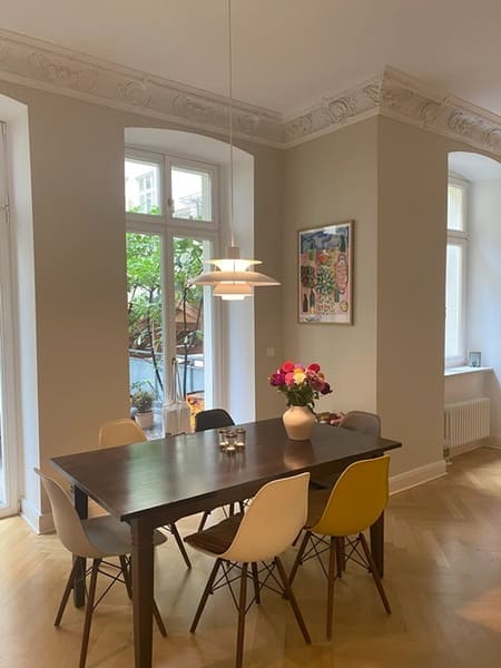 Esszimmer gestrichen in Thonga 106