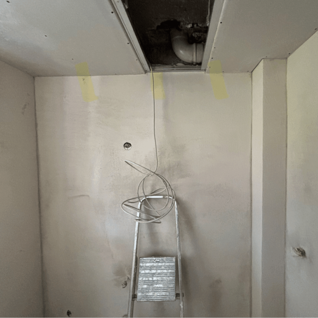 Gäste-WC Renovierung work in progress AvM 