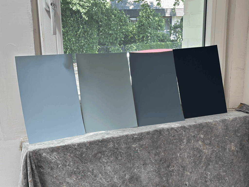 Anna von Mangoldt Farben Farbauswahl A4 Muster Gäste-WC