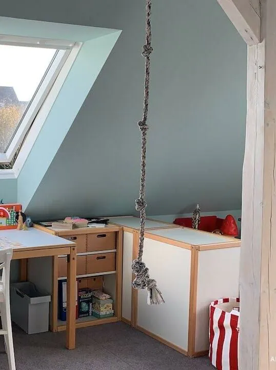 Aqua Wandfarbe für Mädchen Jugendzimmer