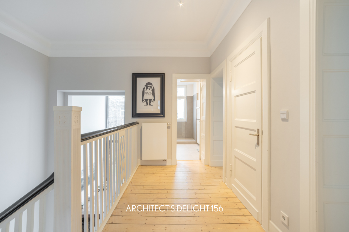 Altbau-Wohung gestrichen in Architect's Delight 156